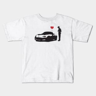 Policeman & driver in Miata Kids T-Shirt